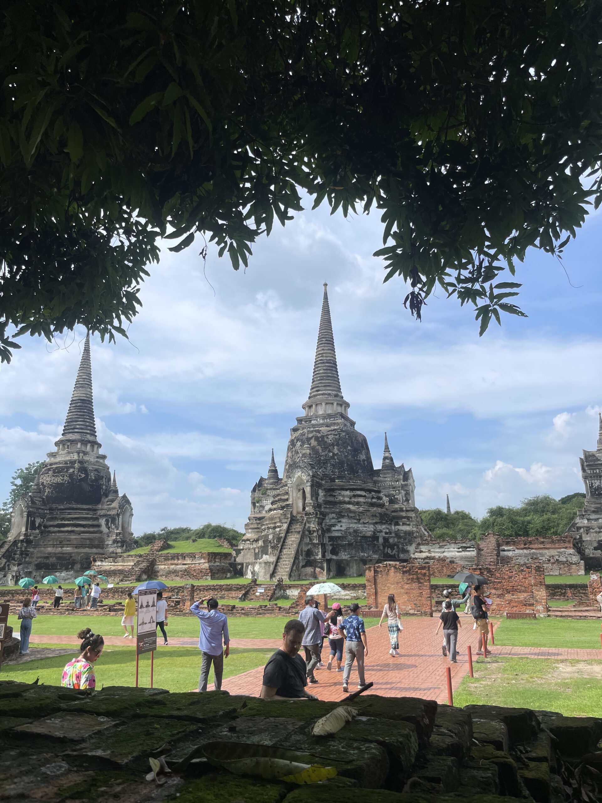 Wat Phra Si Sanphet en Ayutthaya, Tailandia