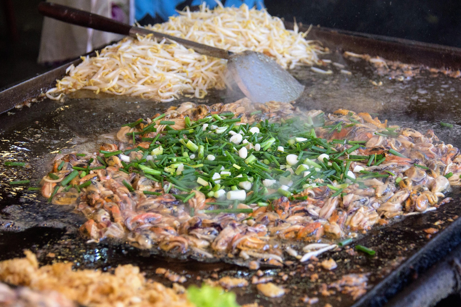 Preparación de Pad Thai