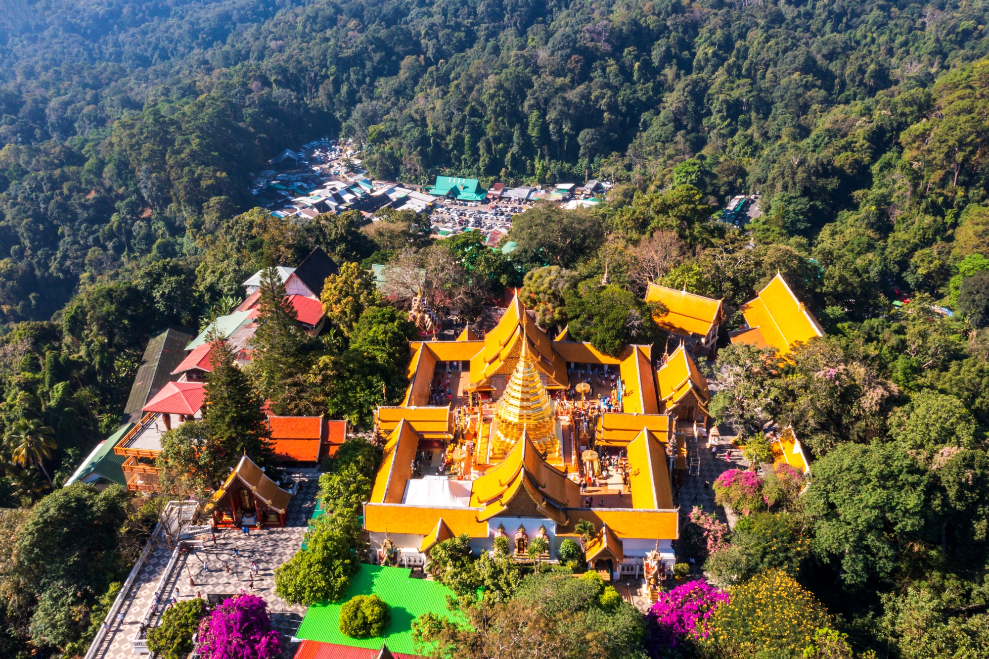 Vistas panorámicas desde Wat Doi Suthep.