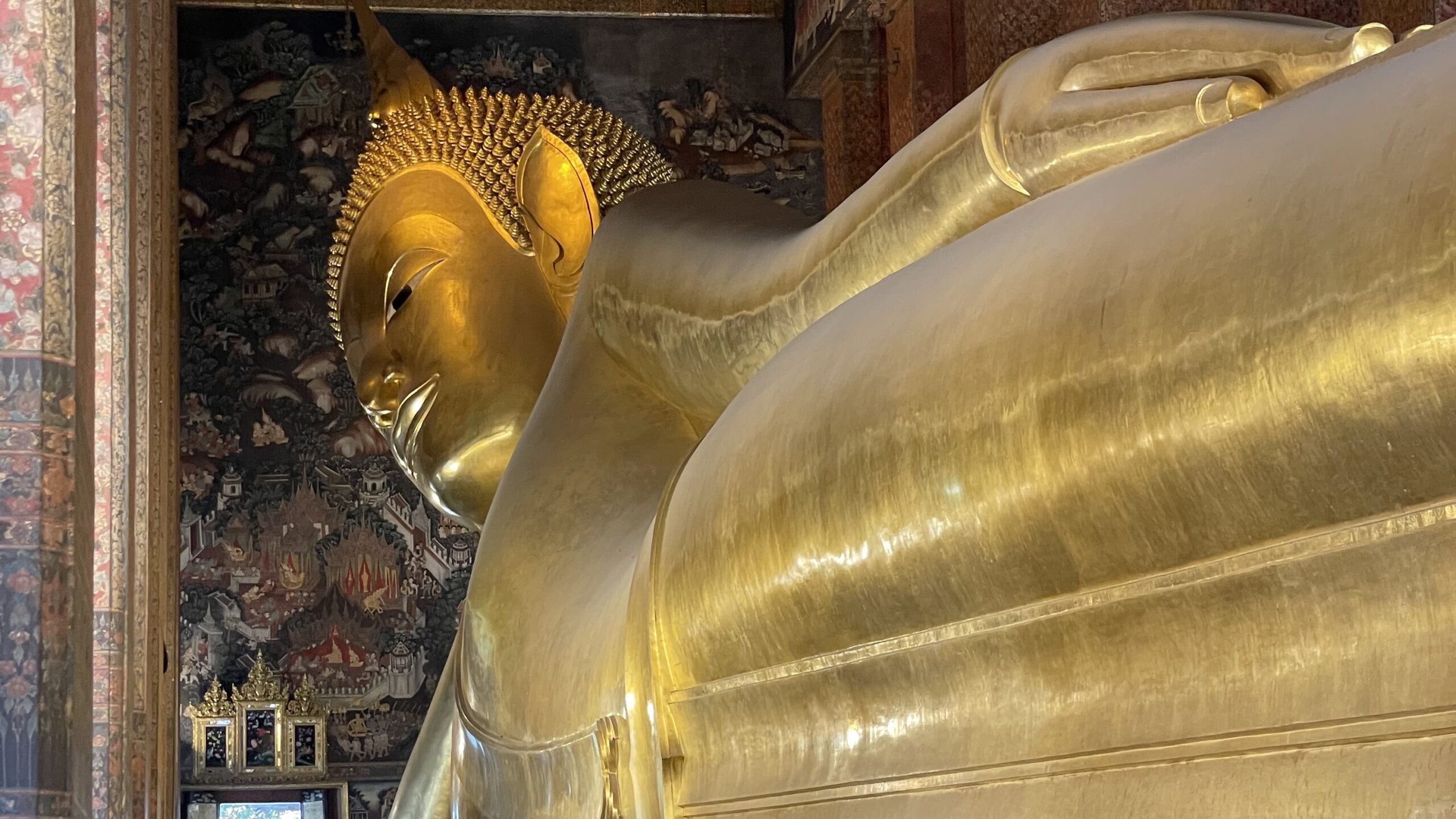 Buda Reclinado de Wat Pho en Bangkok