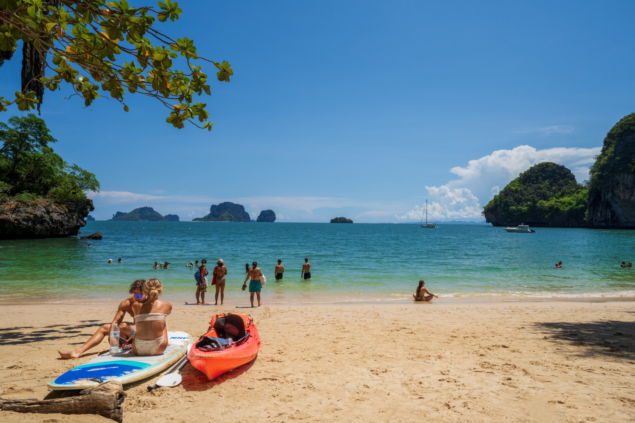 Playa de Phra Nang en Railay, Krabi