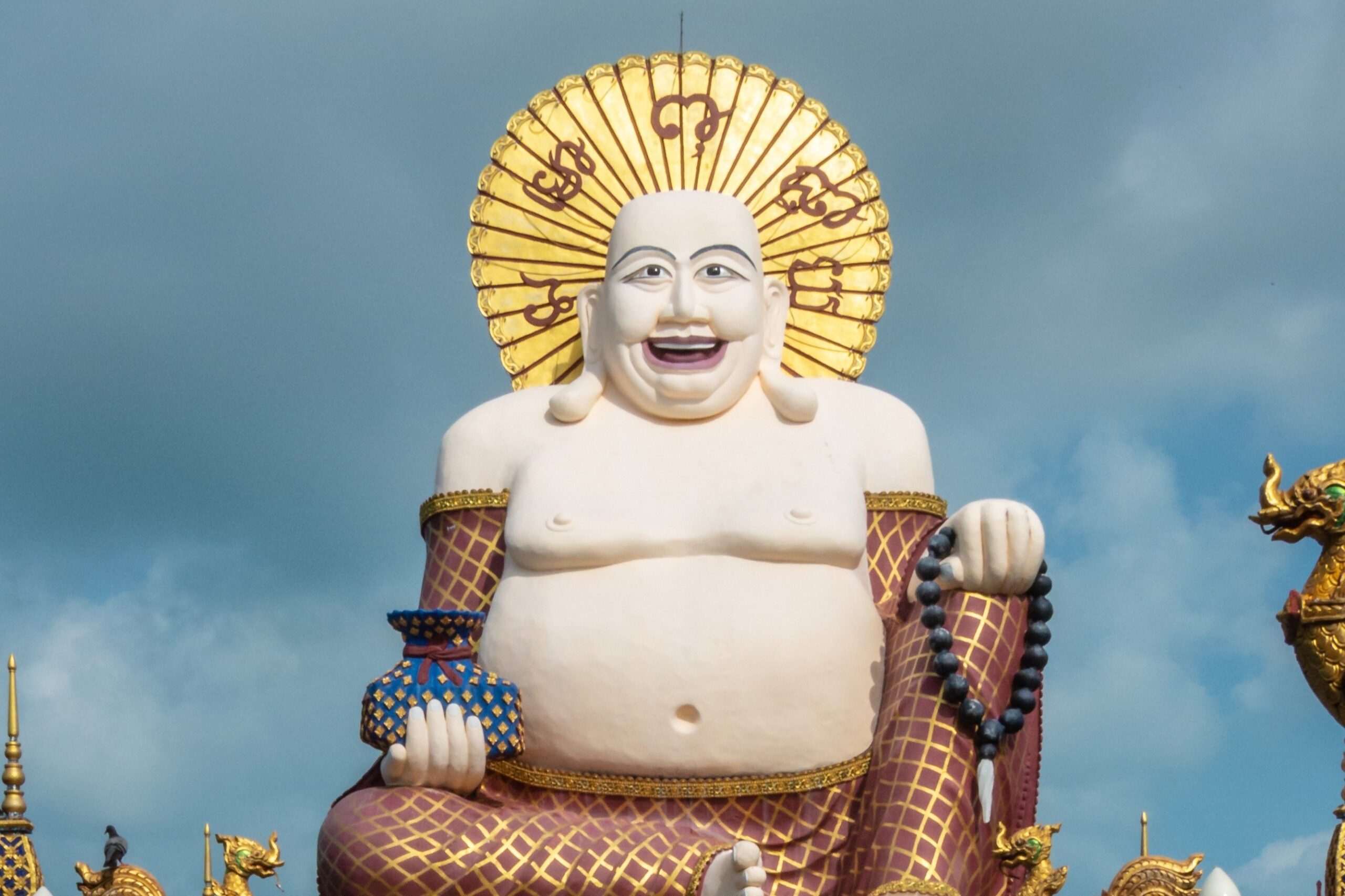 Buda sonriente de Wat Plai Laem